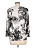 TanJay Silver 3/4 Sleeve Blouse Size L - photo 2