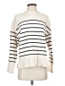 Zara Stripes Ivory Turtleneck Sweater Size S - photo 1