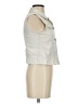 Mudd 100% Cotton Silver Sleeveless Button-Down Shirt Size XS - photo 4