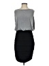 En Focus Studio Solid Gray Cocktail Dress Size 4 - photo 1