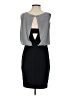En Focus Studio Solid Gray Cocktail Dress Size 4 - photo 2