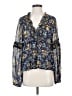 Meadow Rue 100% Viscose Blue Long Sleeve Blouse Size S - photo 1