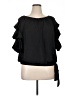 CeCe Black Short Sleeve Blouse Size XL - photo 1
