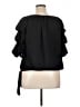 CeCe Black Short Sleeve Blouse Size XL - photo 2
