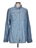 Jag 100% Lyocell Blue Long Sleeve Button-Down Shirt Size L - photo 1