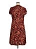 Relativity 100% Polyester Print Brown Casual Dress Size XL - photo 2