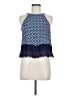 Papaya Blue Sleeveless Blouse Size M - photo 1