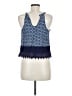 Papaya Blue Sleeveless Blouse Size M - photo 2