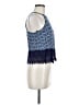 Papaya Blue Sleeveless Blouse Size M - photo 4