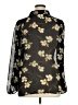 CAbi 100% Polyester Floral Black Long Sleeve Blouse Size XL - photo 2