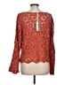 Ultra Pink 100% Cotton Orange Pullover Sweater Size L - photo 2