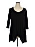 Grace Elements Black 3/4 Sleeve Top Size 1X - photo 1