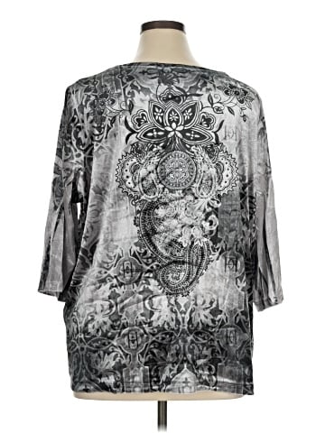 Catherines 3/4 Sleeve Blouse (view 2)