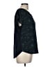 41Hawthorn 100% Polyester Stars Teal Short Sleeve Blouse Size M - photo 4