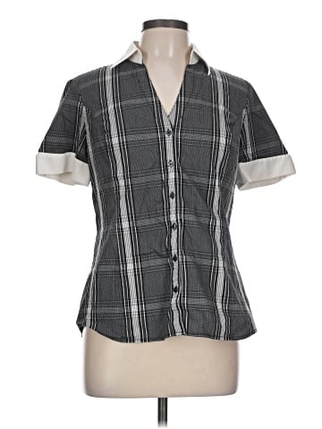 Express Design Studio Short Sleeve Blouse (view 1)