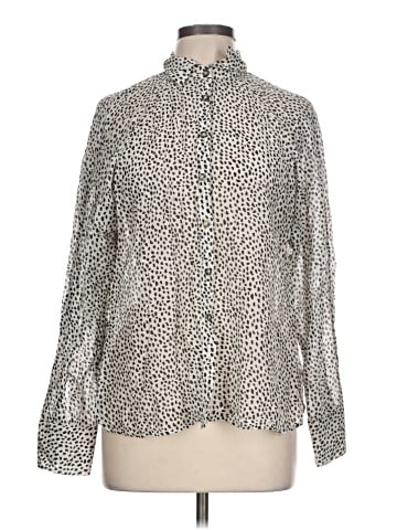 Massimo Dutti Long Sleeve Blouse (view 1)
