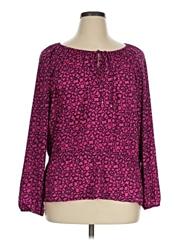 Ellen Tracy Long Sleeve Blouse (view 1)