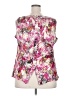 DressBarn 100% Polyester Pink Sleeveless Blouse Size 18 - photo 2