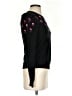 Aqua Hearts Black Pullover Sweater Size S - photo 4