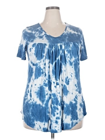 LAOLASI Short Sleeve Blouse (view 1)