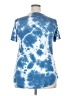 LAOLASI Tie-dye Blue Short Sleeve Blouse Size 2X - photo 2
