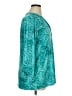 Studio Works Teal Long Sleeve Blouse Size XL - photo 4
