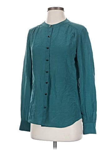 Banana Republic Long Sleeve Silk Top (view 1)