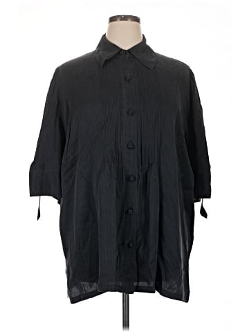 Soft Surroundings 3/4 Sleeve Button-Down Shirt (view 1)