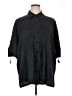 Soft Surroundings Black 3/4 Sleeve Button-Down Shirt Size 1X - photo 1