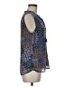 Daniel Rainn 100% Polyester Blue Sleeveless Blouse Size M (petite) - photo 4