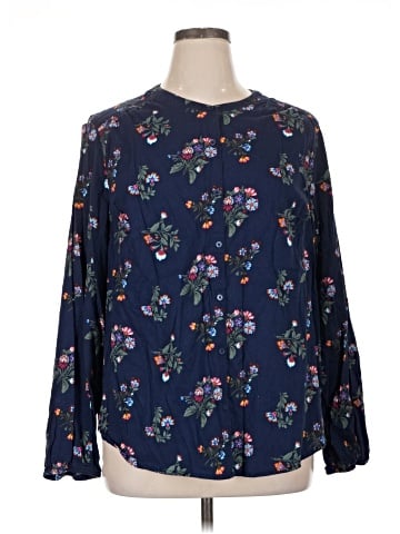 St. John's Bay Long Sleeve Blouse (view 1)