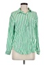 Rails 100% Rayon Stripes Green Long Sleeve Button-Down Shirt Size M - photo 1