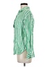 Rails 100% Rayon Stripes Green Long Sleeve Button-Down Shirt Size M - photo 5