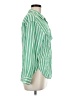 Rails 100% Rayon Stripes Green Long Sleeve Button-Down Shirt Size M - photo 4