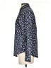 L.L.Bean 100% Cotton Print Blue Long Sleeve Button-Down Shirt Size XS - photo 5