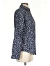 L.L.Bean 100% Cotton Print Blue Long Sleeve Button-Down Shirt Size XS - photo 4
