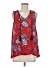 Knox Rose Red Sleeveless Blouse Size M - photo 1