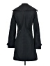 Vertigo Paris 100% Polyester Black Trenchcoat Size XS - photo 2