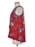 Knox Rose Red Sleeveless Blouse Size M - photo 5