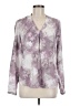 Tahari 100% Polyester Purple Long Sleeve Blouse Size M - photo 1