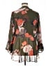 City Chic 100% Polyester Green 3/4 Sleeve Blouse Size 16 Plus (S) - photo 2