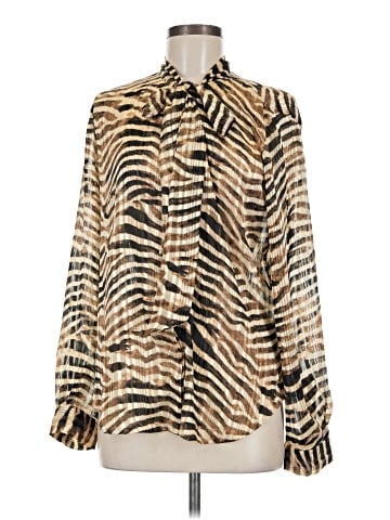 DKNY Long Sleeve Blouse (view 1)