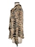 DKNY Animal Print Gold Brown Long Sleeve Blouse Size M - photo 5