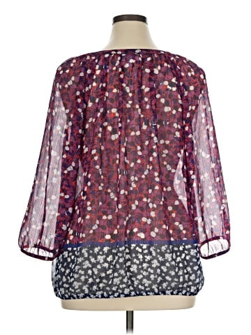 Liz Claiborne 3/4 Sleeve Blouse (view 2)