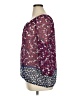 Liz Claiborne 100% Polyester Purple 3/4 Sleeve Blouse Size XL - photo 5