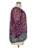 Liz Claiborne 100% Polyester Purple 3/4 Sleeve Blouse Size XL - photo 4