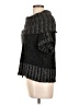 DKNY Jeans Metallic Black Pullover Sweater Size L - photo 5