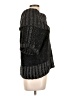 DKNY Jeans Metallic Black Pullover Sweater Size L - photo 4