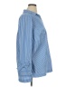 Talbots Stripes Blue Long Sleeve Button-Down Shirt Size 1X - photo 4