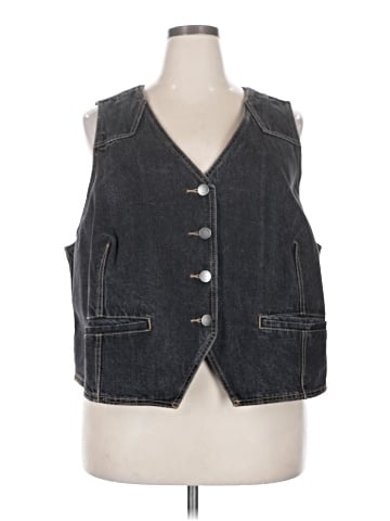 Universal Thread Denim Vest (view 1)